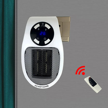 Electric Portable Space Fan Heater With Remote Control