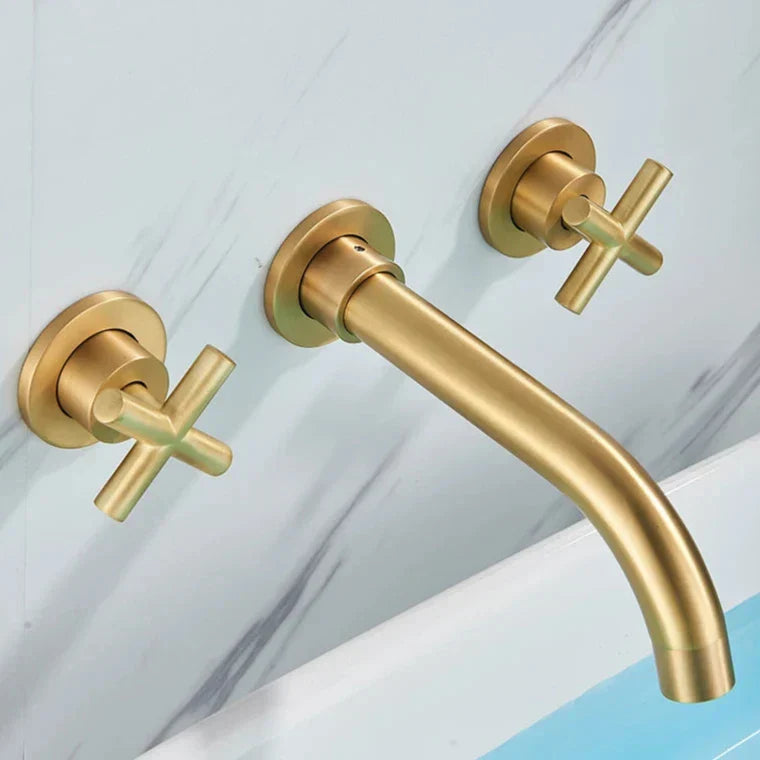 Miravique Two-Handle Wall Mounted Faucet