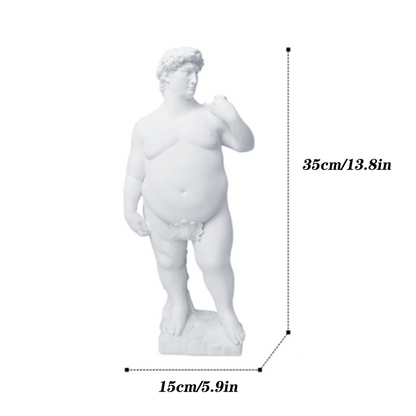 Fat David Greek Sculpture