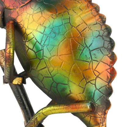 Metal Cameleon Home Decor Sculpture