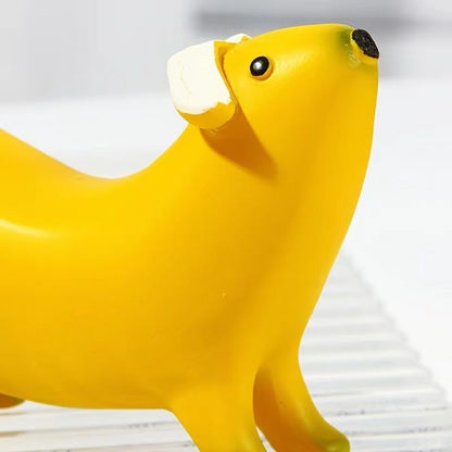 Funny Banana Dog Statue