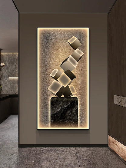 Modern Artistic Wall Light – Adjustable LED Design for Home Decor & Artwork Illumination