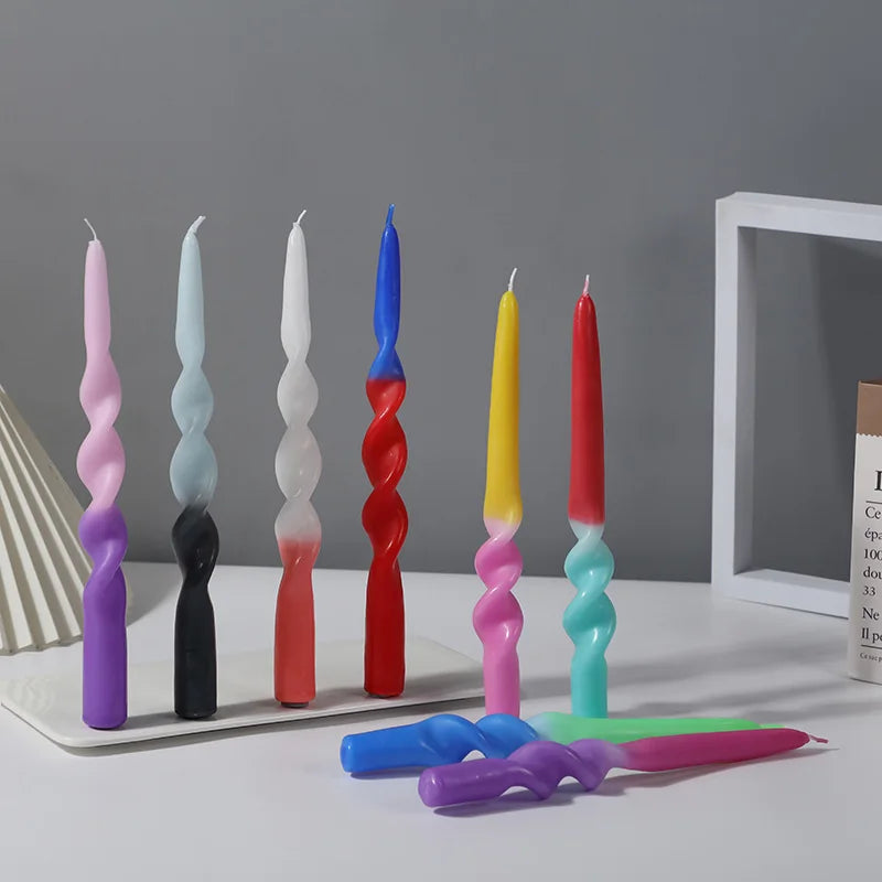 Color Twist Candle Set