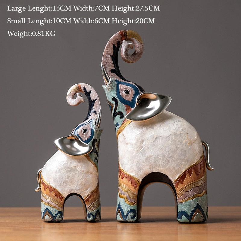 Modern Oriental Elephant Home Decor  Sculpture