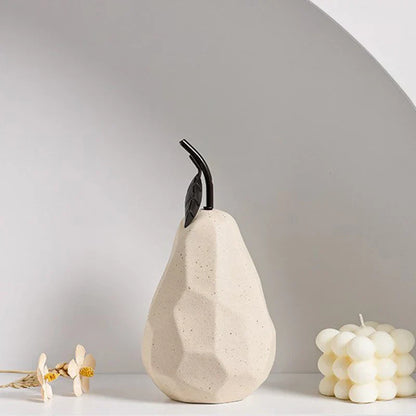 Nordic Ceramic Fruit Sculptures