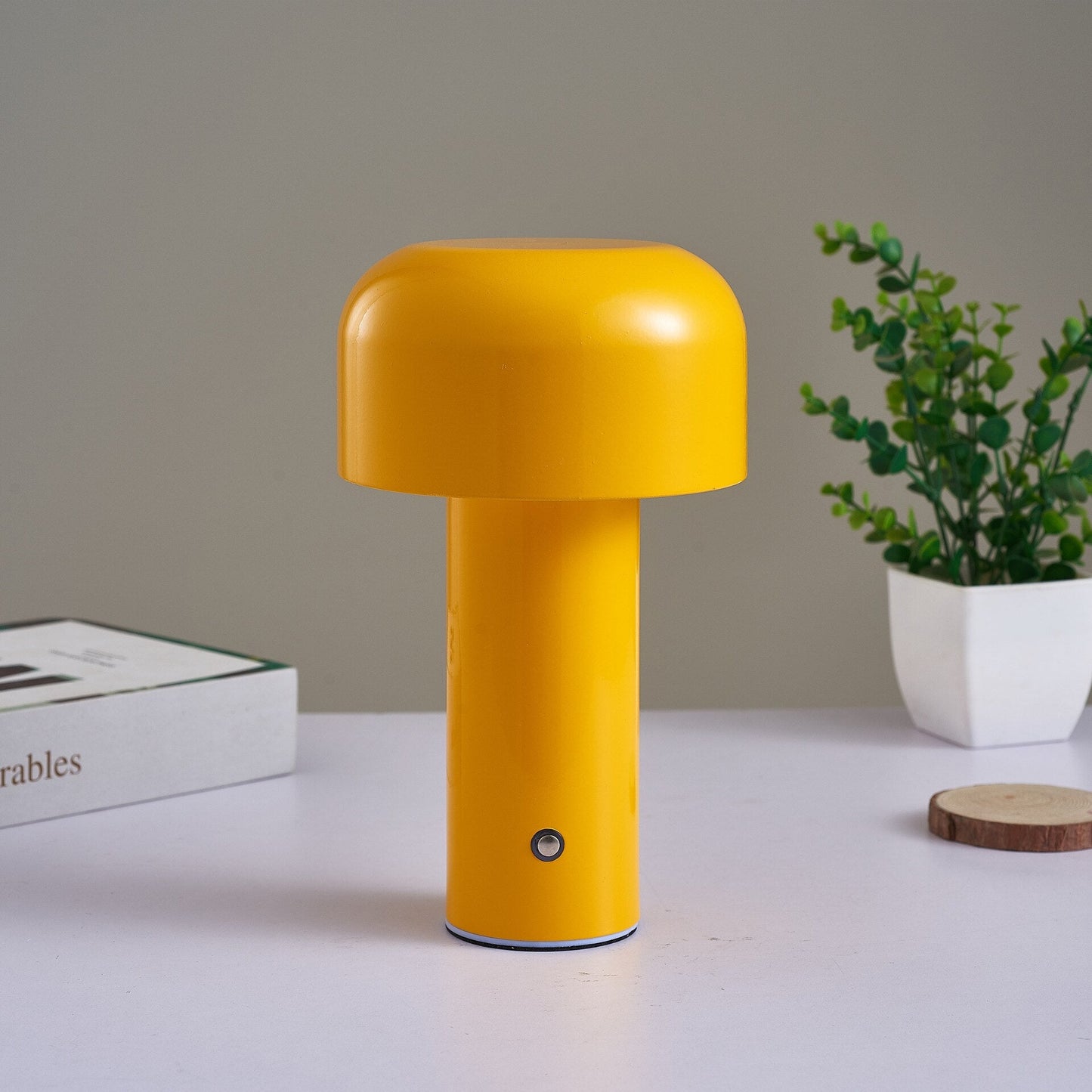 Italian Style Mushroom Cordless Table Lamp