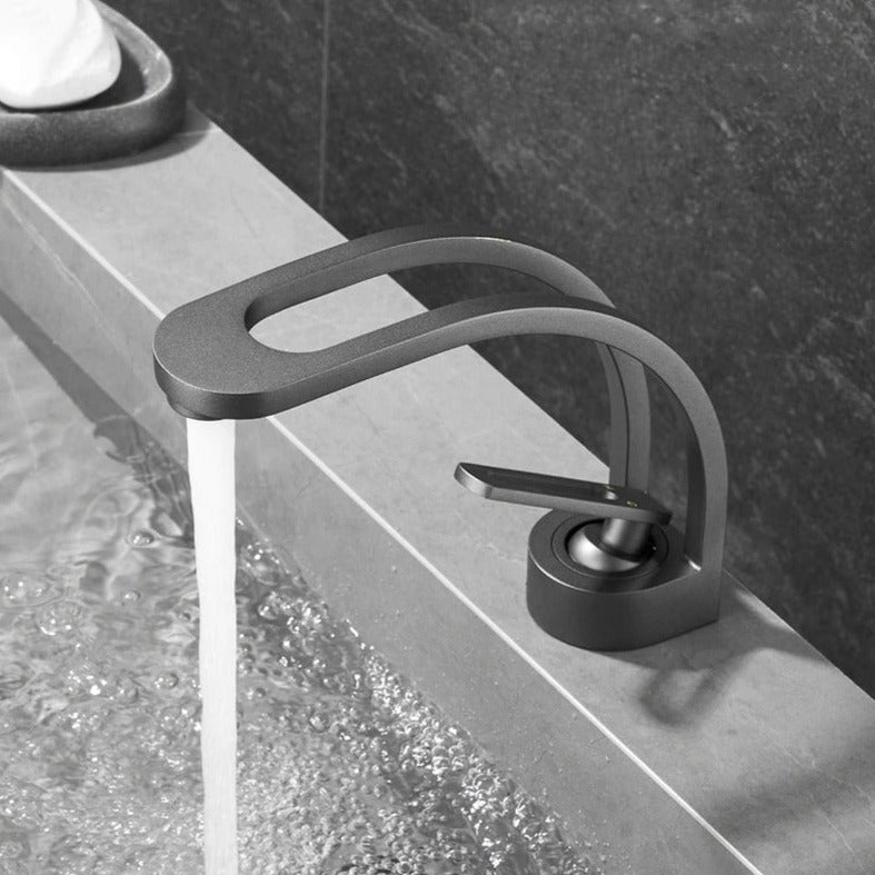 Miravique - Curved Dual-Channel Modern Bathroom Faucet