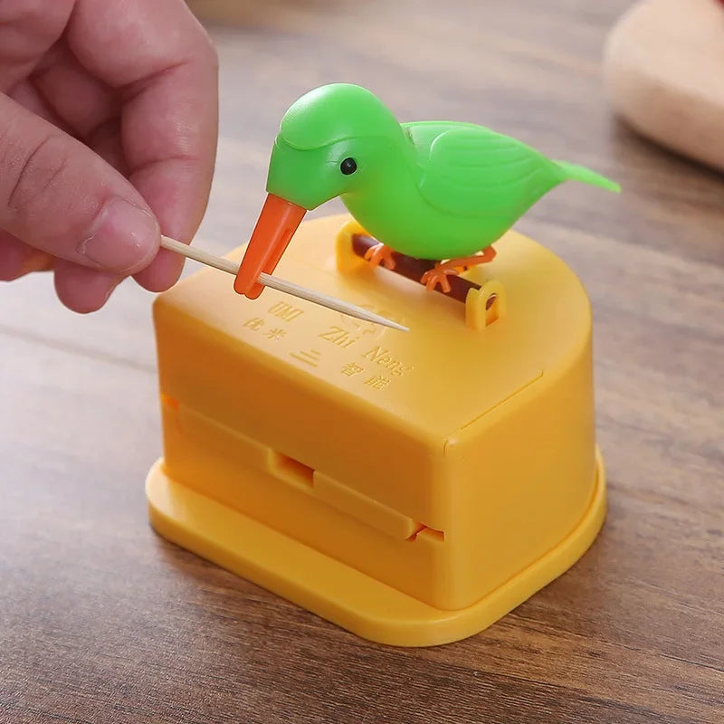 BirdieDispenser - Automatic Bird-Shaped Toothpick Dispenser