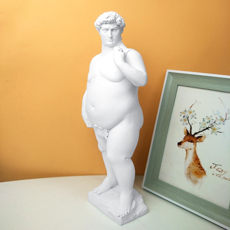 Fat David Greek Sculpture