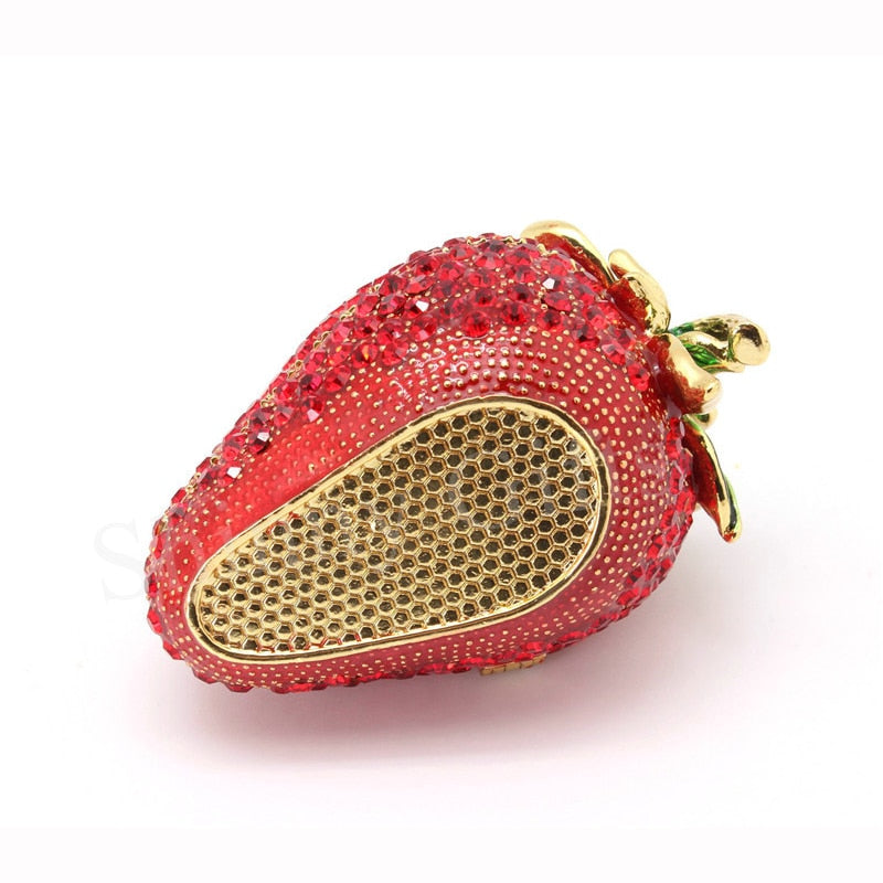 Miravique Strawberry Jewelry And Trinket Box