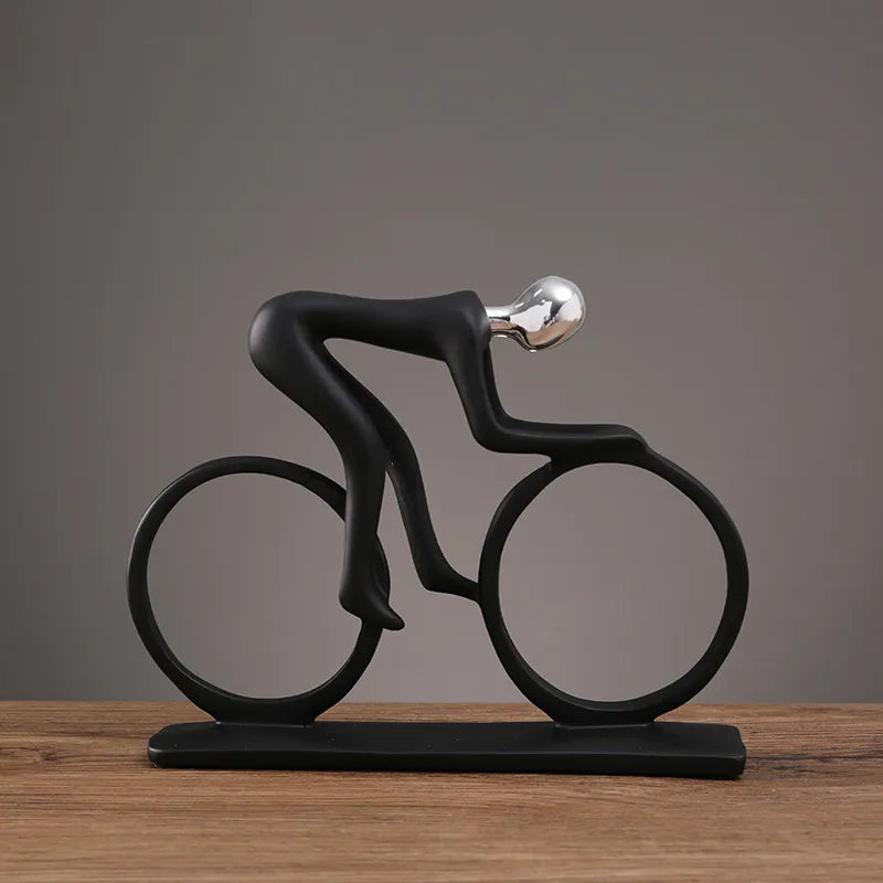 Cyclist Figurine Sculpture