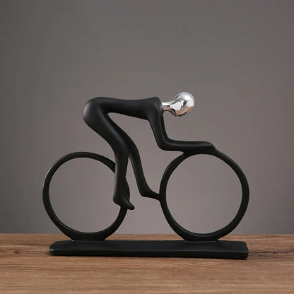 Cyclist Figurine Sculpture