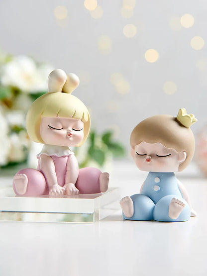 Creative Cartoon Resin Doll Ornaments