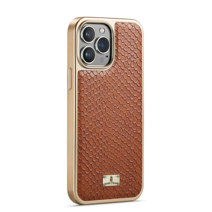 Snake Pattern Leather Phone Case For Iphone