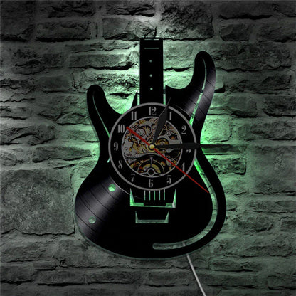 SonicBeat - Guitar Vinyl Wall Clock