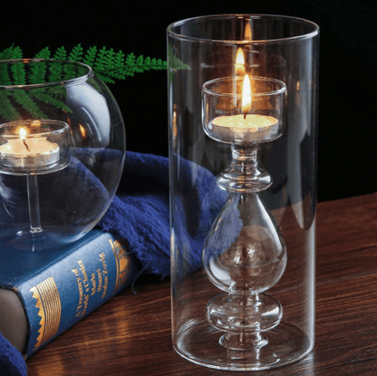 Deluxe Glass Candle Holder