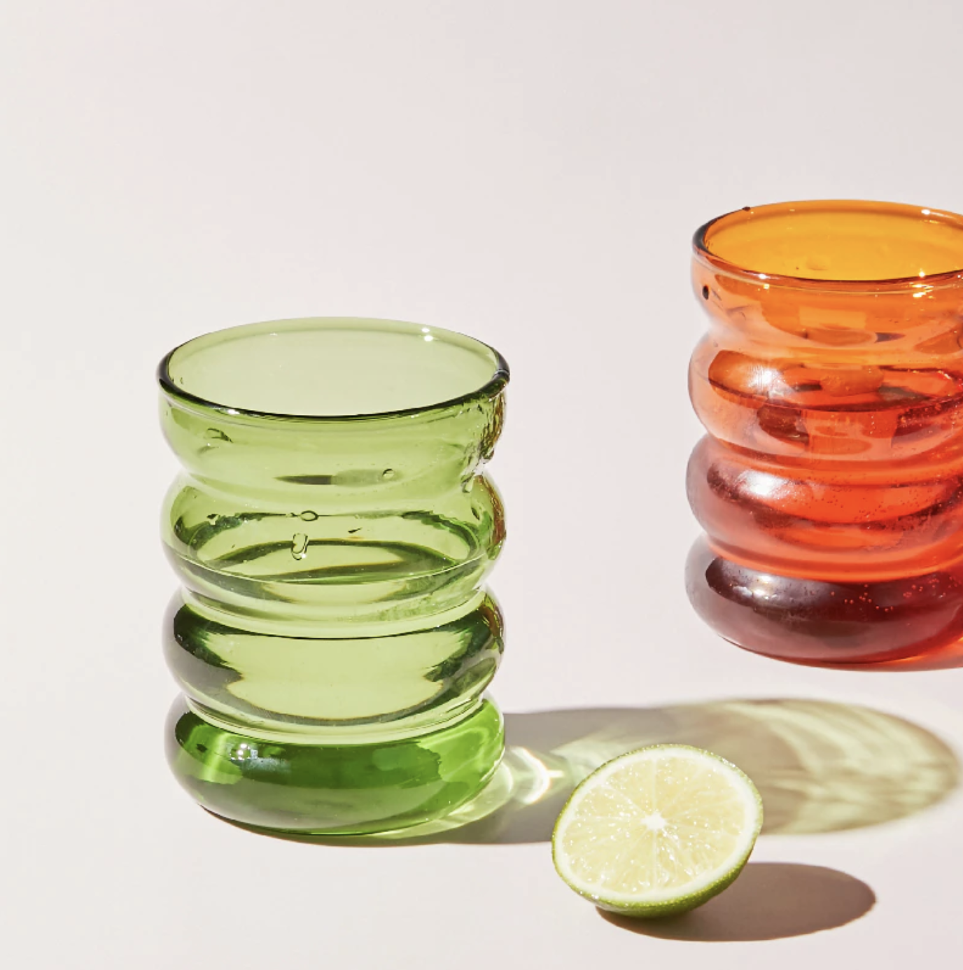 Rim Rum Ripple Glass Cups