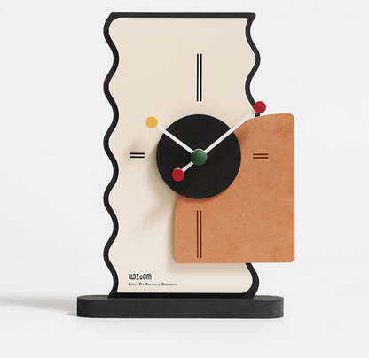 GeoDesign - Geometric Accents Digital Clock