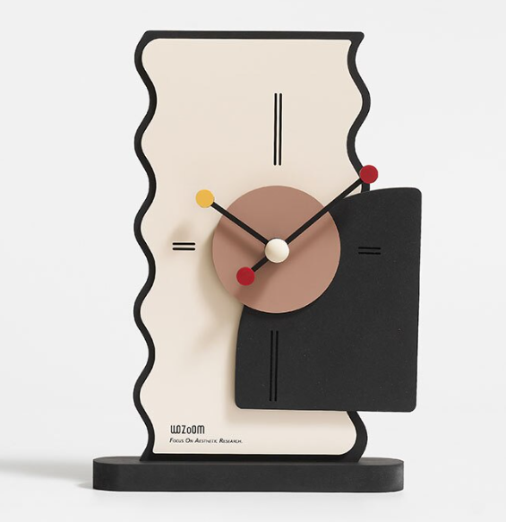 GeoDesign - Geometric Accents Digital Clock