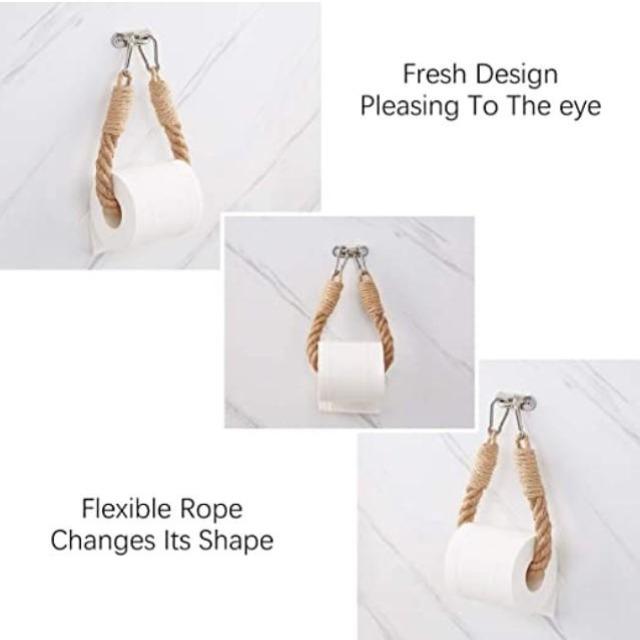 Jeana - Vintage Rope Toilet Tissue Holder