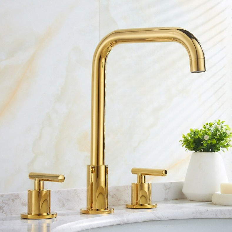 Miravique Three Hole Bathroom Faucet