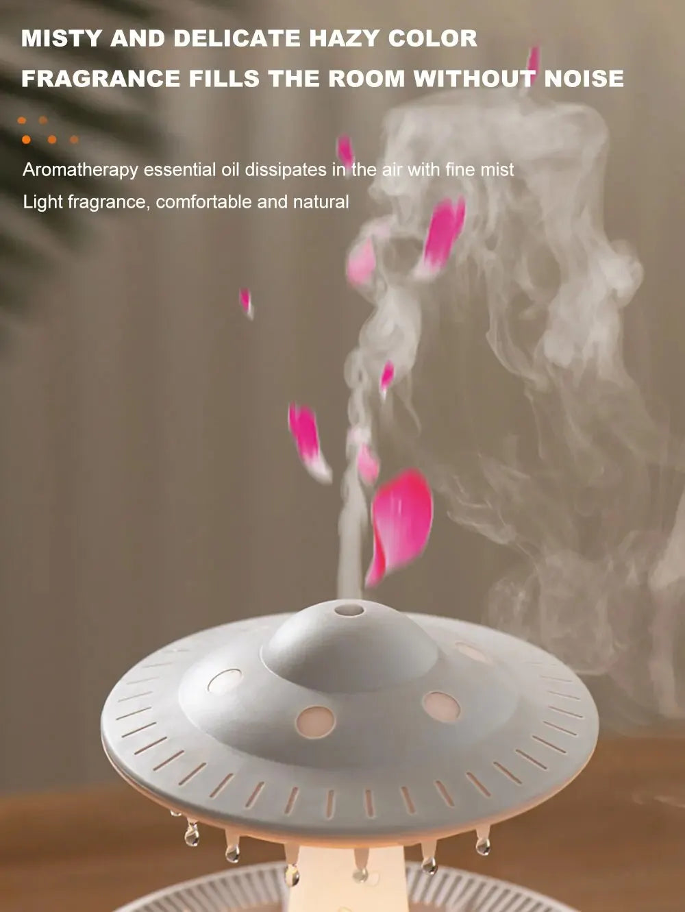 UFO Mia Air Humidifier – Misty Raindrop Aromatherapy Experience