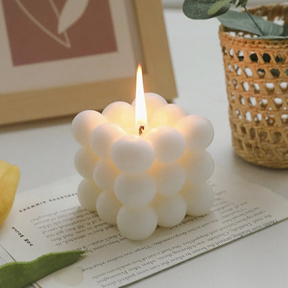 Bubble Cube Decorative Candles