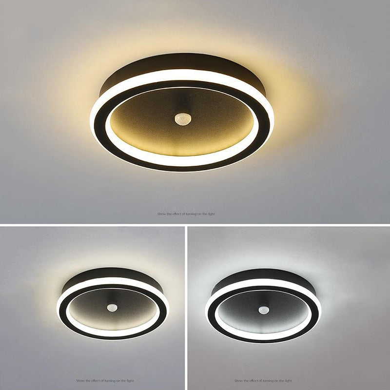 Human PIR Motion Sensor LED Ceiling Lamp for Bedroom Corridor