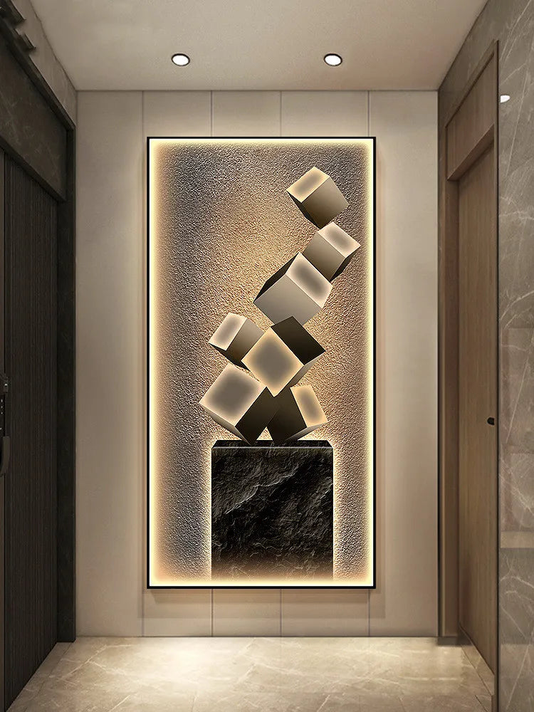 Modern Artistic Wall Light – Adjustable LED Design for Home Decor & Artwork Illumination