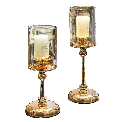 Glass Candle Holders