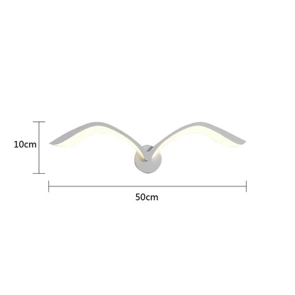 Seagull Bird Wall Lamp Sconce