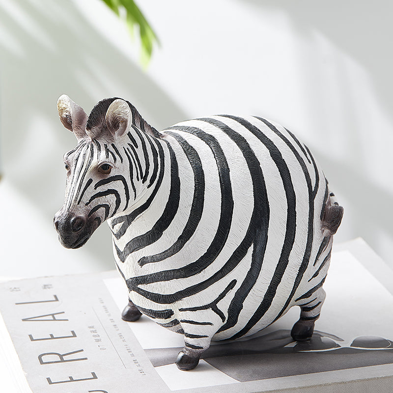 Cute Fat Zebra Statue