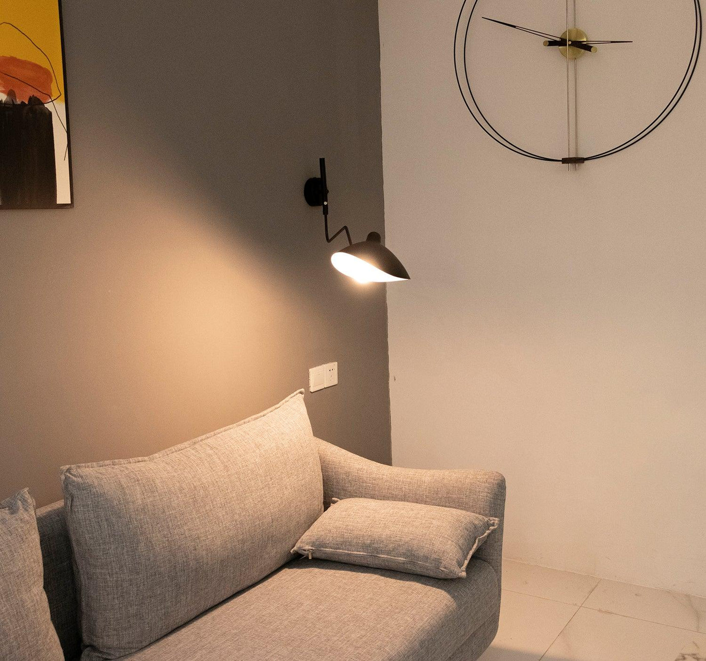 MouilleStyle - Elegant and Sculptural Wall Lamp