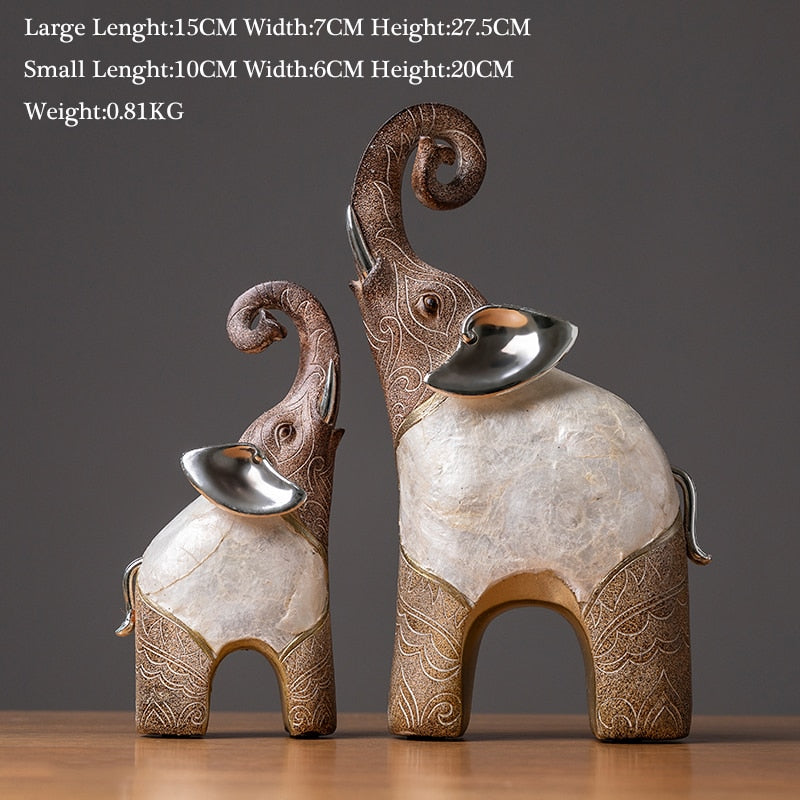 Modern Oriental Elephant Home Decor  Sculpture