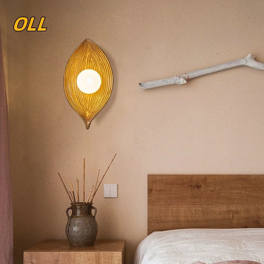 FeuilleDorée - Gold Leaf LED Wall Light