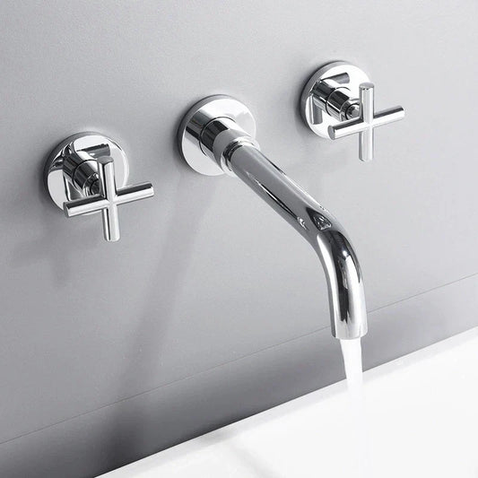 Miravique Two-Handle Wall Mounted Faucet