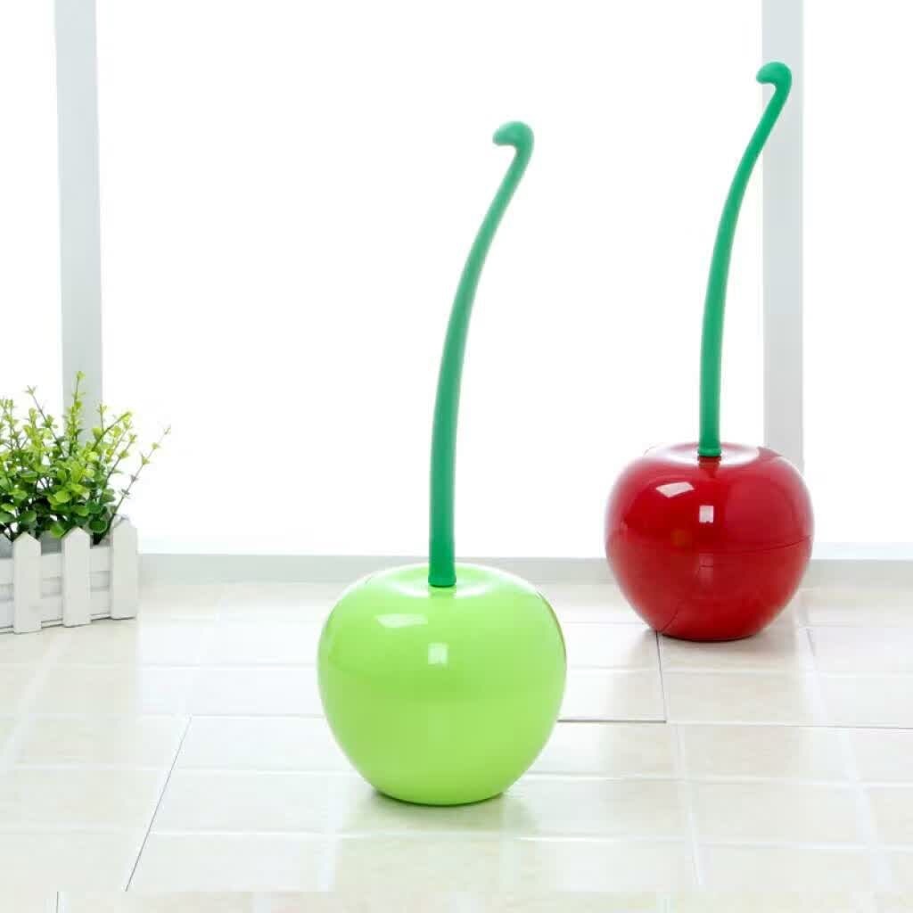 Miravique Nordic Cherry Toilet Brush and Holder