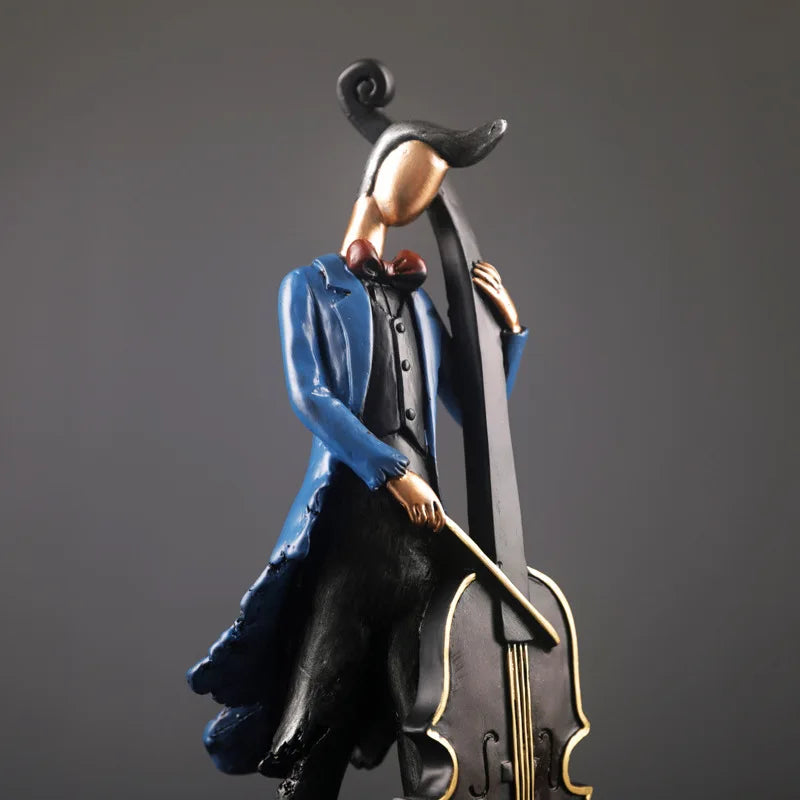 Musical Instrument Figurines Sculpture