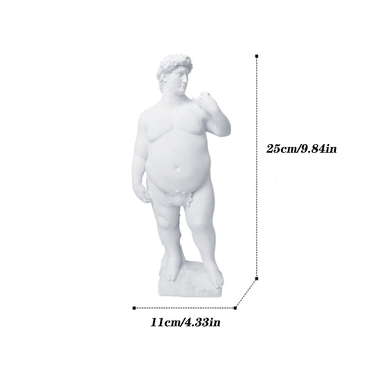 Fat David Greek Sculpture