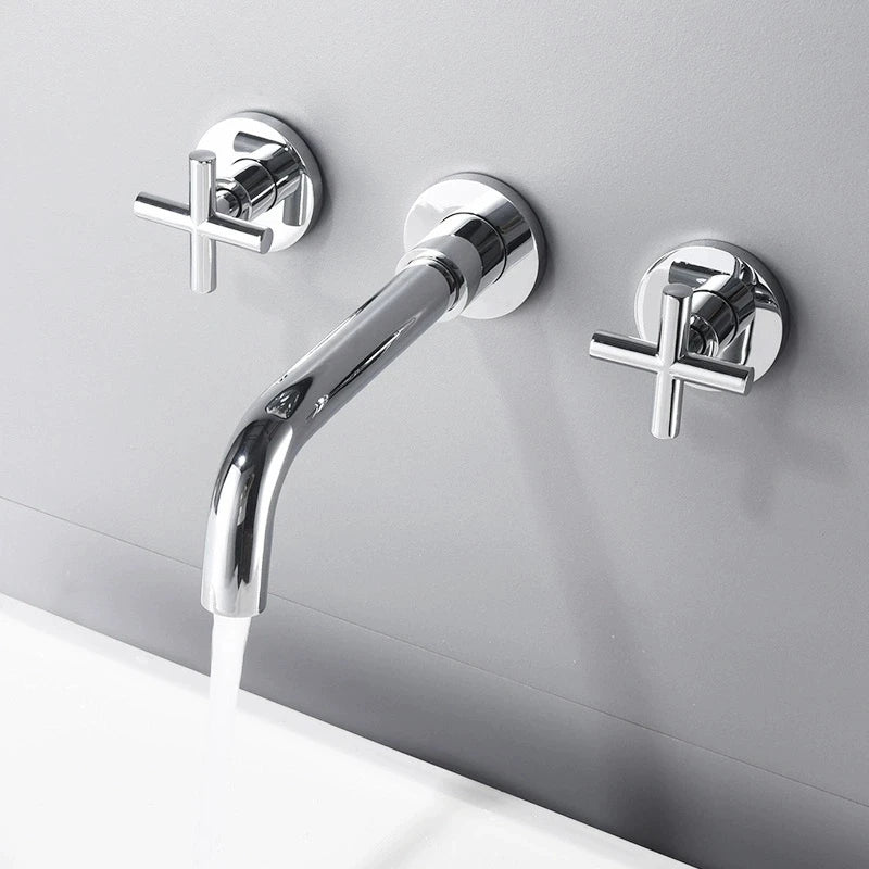 Miravique Two-Handle Wall Mounted Faucet