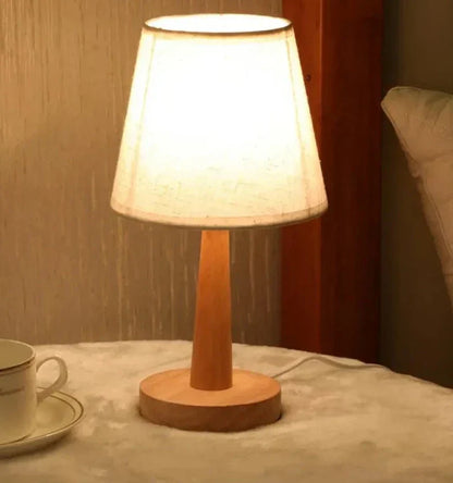 Nordic Wooden LED Table Lamp