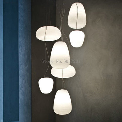 Modern Milky Glass Pendant Lamp - Elegant Lighting for Your Interior