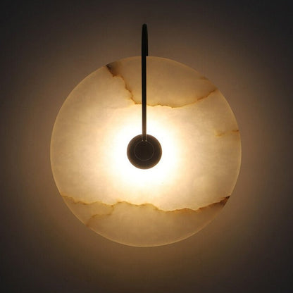 Miravique White Marble Wall Sconce