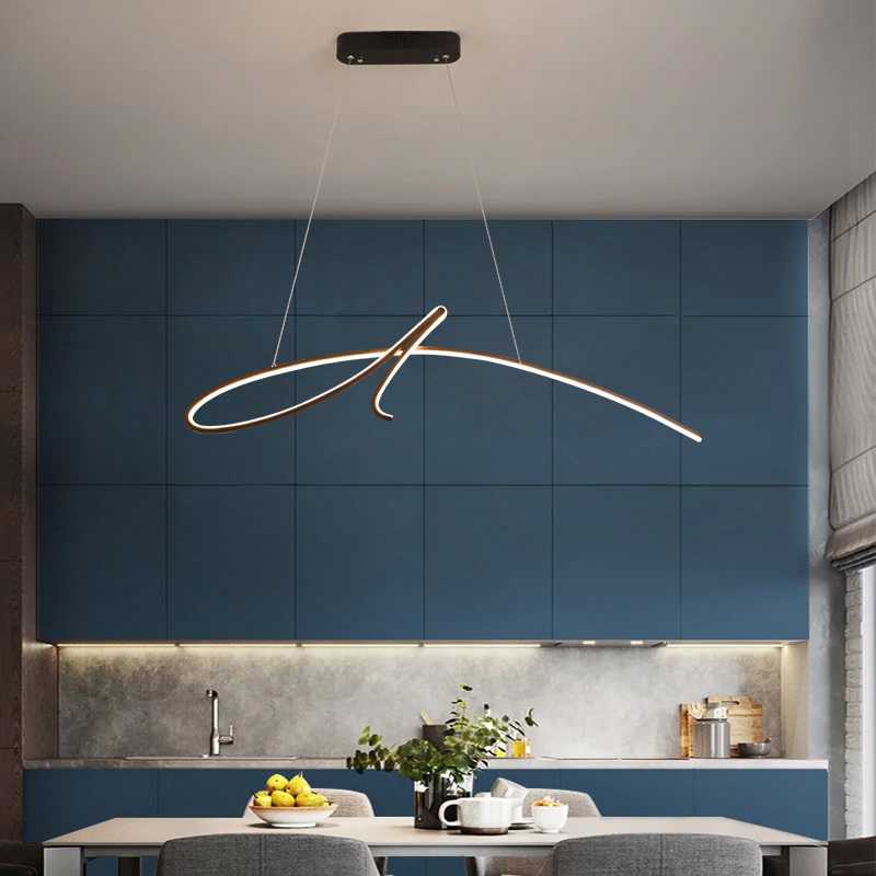 Modern Strip Pendant Light