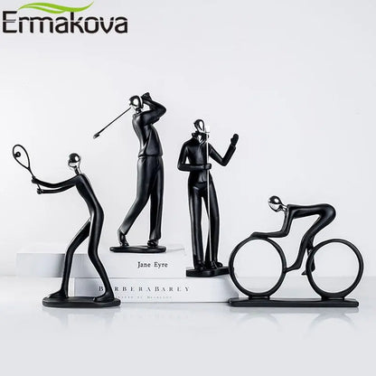 Sports Abstract Figurines