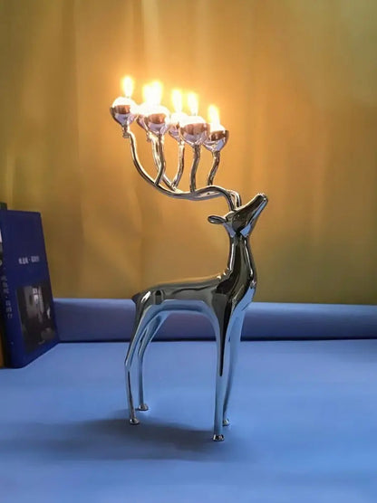 Starry Reindeer Candle Holder