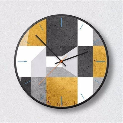 Stay On Time with Stylish 3D Geometric Wall Clock: Modern Home Decor