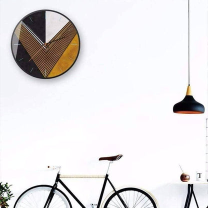 Stay On Time with Stylish 3D Geometric Wall Clock: Modern Home Decor