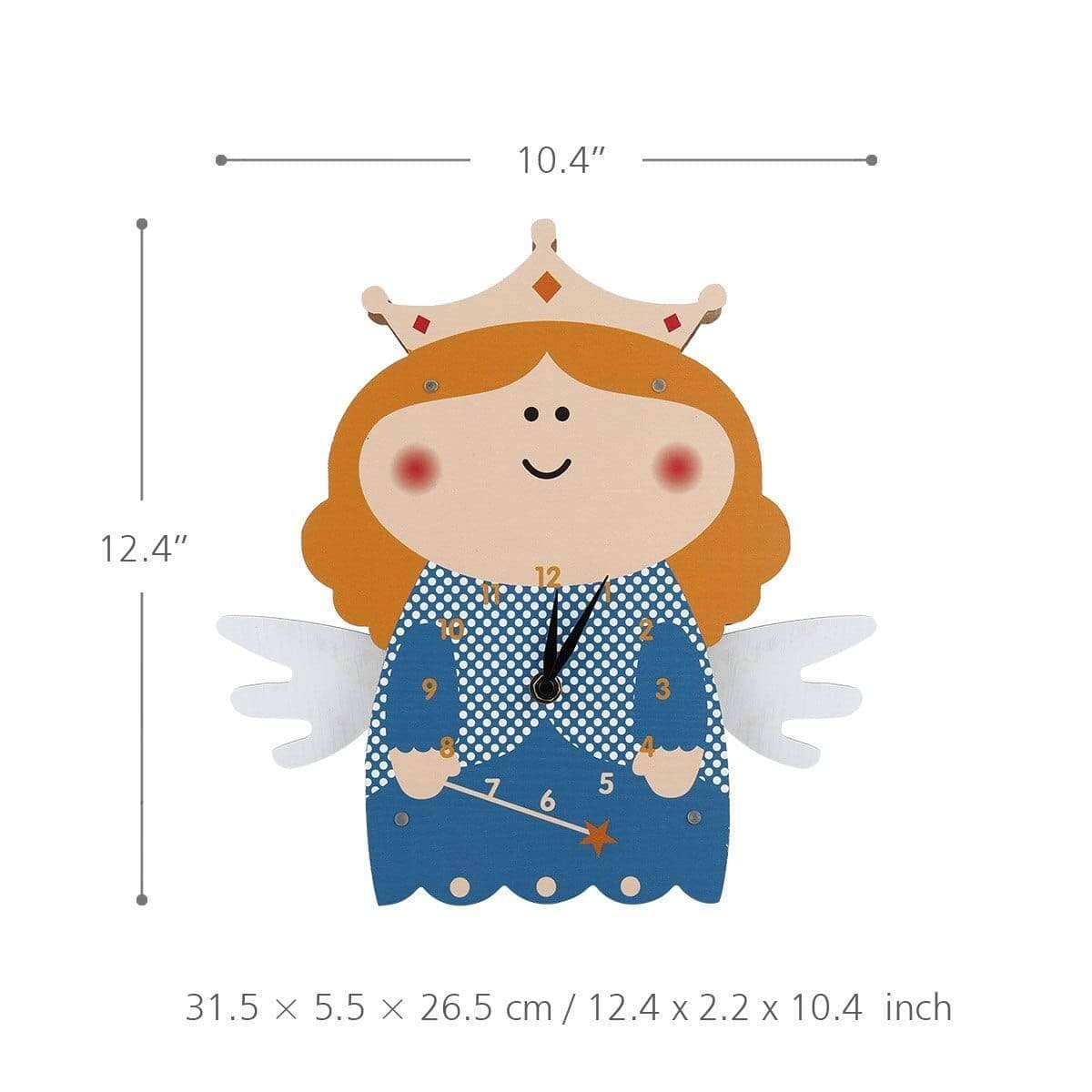 Swinging Angel Kids Bedroom Wall Clocks: Fun and Whimsical Decor