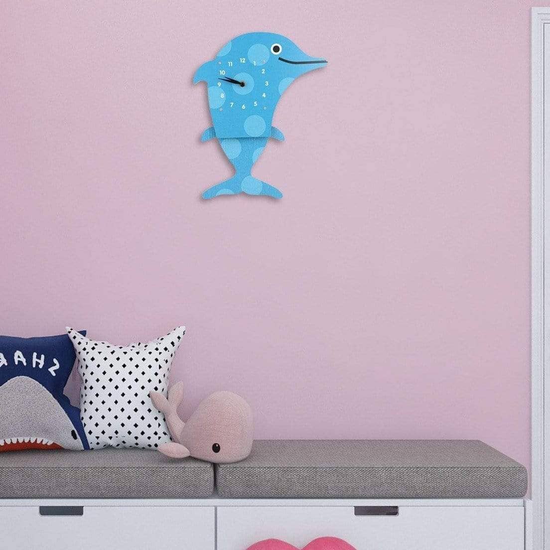 Swinging DolphinKids Bedroom Wall Clocks: Fun and Whimsical Decor